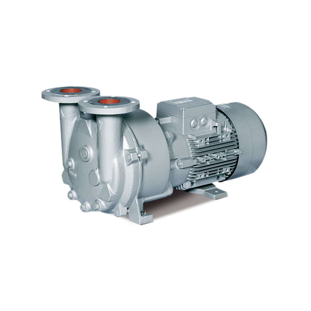 The L-Series features liquid ring vacuum pumps manufactured by Elmo Rietschle. 