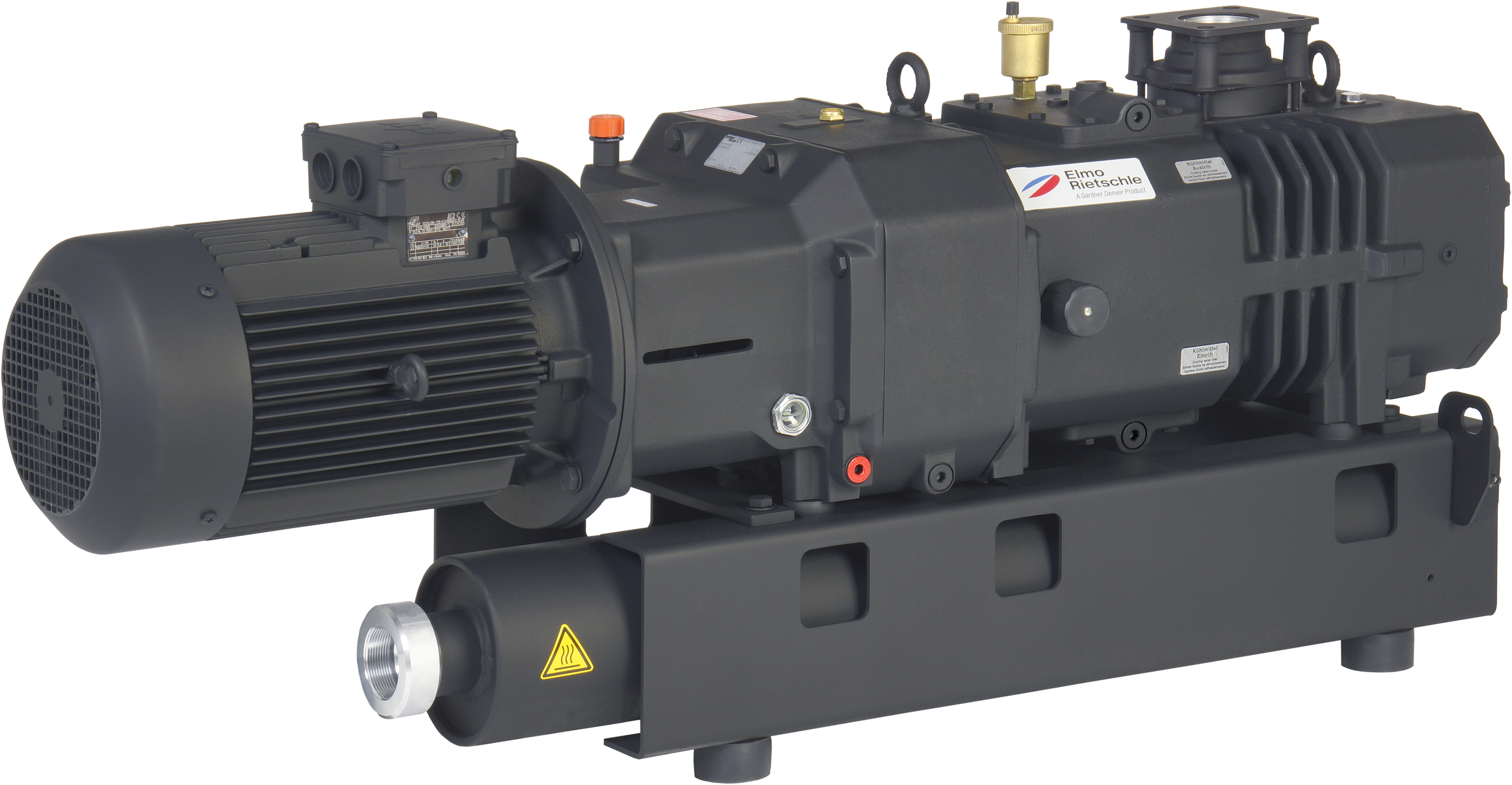 Dry Screw Vacuum Pump by Elmo Rietschle, the S-Series of screw vacuum pumps offer versatile and durable performance throughout industrial applications. 