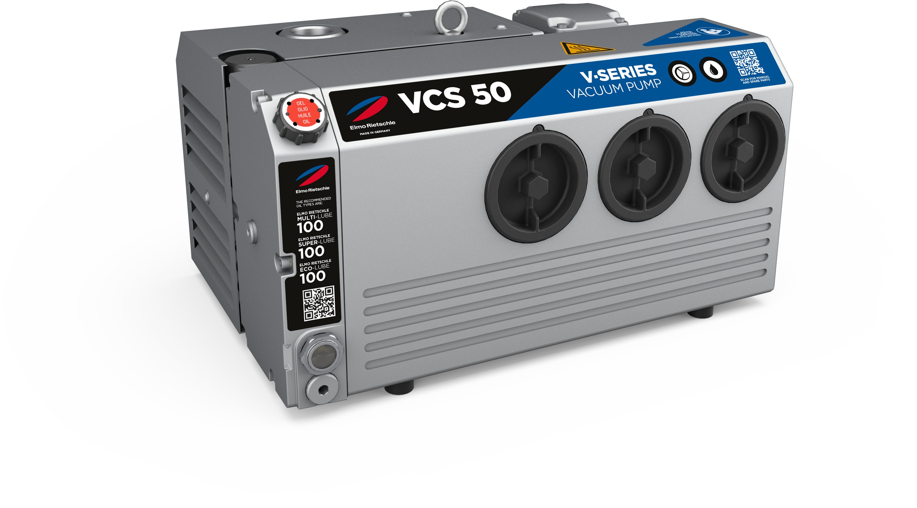 Oil Lubricated Rotary Vane Pumps by Elmo Rietschle feature compact designs, improved serviceability, and reduced cost of ownership. Explore the V-VCS models.